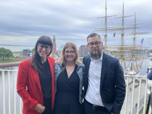 „Now It´s Up To You“ Sommerfreisprechung 2024 Des DEHOGA Bremerhaven über Den Dächern Bremerhavens