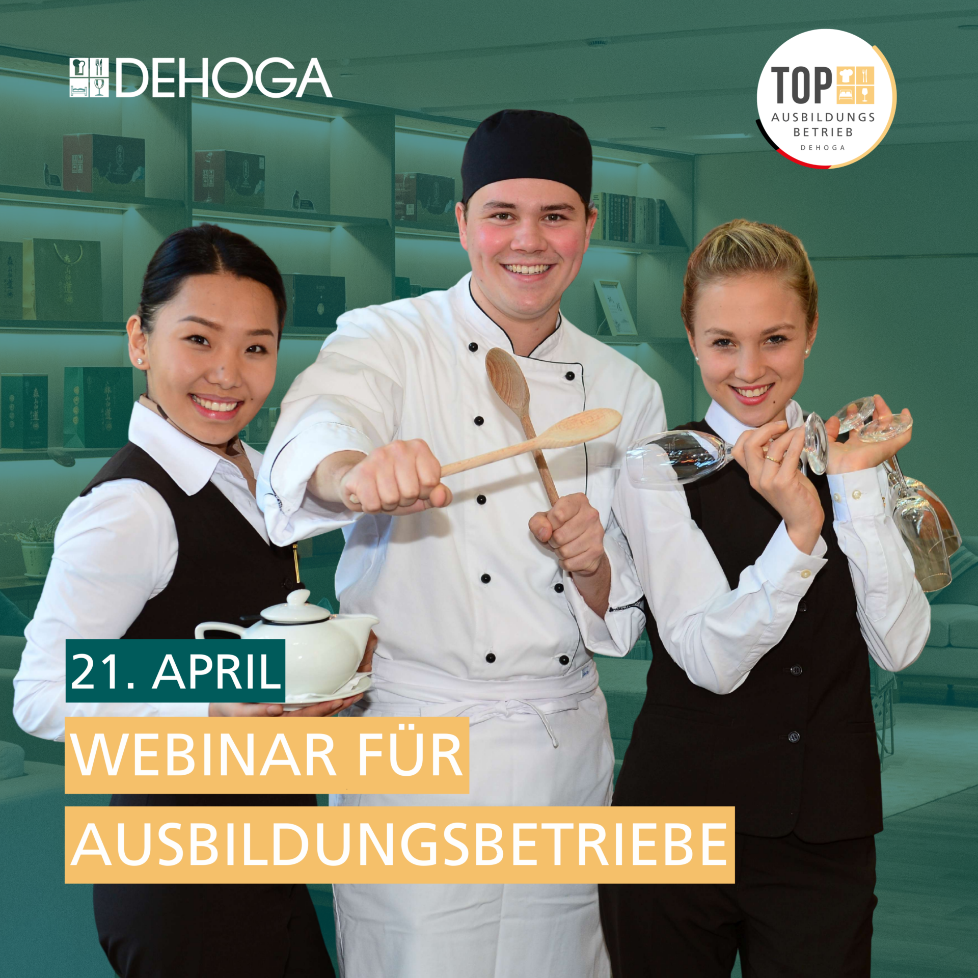 TOP-Ausbildungsbetriebe: DEHOGA-Webinar am 21. April 2026